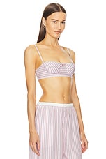 Wide Stripe Poplin Bra - thumbnail 5