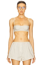 Pinstripe Poplin Bra - thumbnail 5