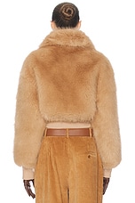 Faux Fox Bomber Jacket - thumbnail 6