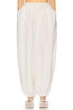 The Balloon Pants in Silk And Wool