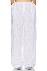 House Pants in Fleur Print Stripe - thumbnail 4
