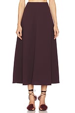 The Heavy Crepe Midi Skirt