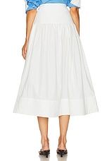 Midi Wrap Skirt in Tech Poplin - thumbnail 7