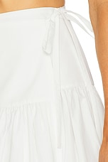 Midi Wrap Skirt in Tech Poplin - thumbnail 9