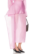 The Silk Gazar Skirt With Drape - thumbnail 4