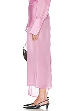 The Silk Gazar Skirt With Drape - thumbnail 5