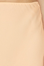Viscose Satin Slip Skirt With Lace - thumbnail 9