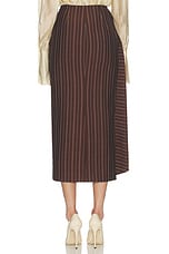 Stripe Twill Blanket Skirt - thumbnail 7