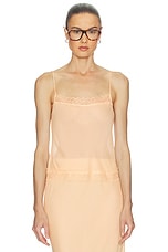 Viscose Satin Cami With Lace - thumbnail 4