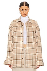 Product image of Helsa Plaid Flannel Overshirt. Click to view full details
