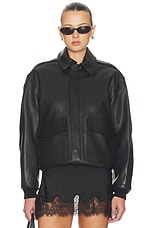 Leather Bomber - thumbnail 5