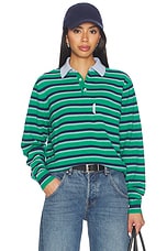 Knit Stripe Polo - thumbnail 4