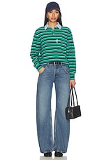 Knit Stripe Polo - thumbnail 7