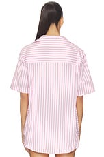 Stripe Pajama Short Sleeve Shirt - thumbnail 5