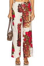 Rose Garden Cotton Pants