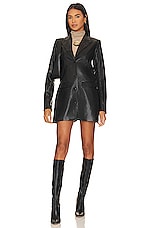 Product image of House of Harlow 1960 x REVOLVE Riles Faux Leather Blazer Dress. Click to view full details