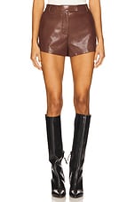 x REVOLVE Demi Faux Leather Short - thumbnail 4