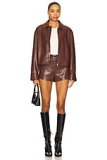 x REVOLVE Demi Faux Leather Short - thumbnail 8