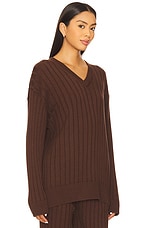 x REVOLVE Irvina Ribbed V Neck - thumbnail 5