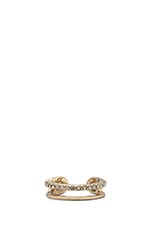Product image of House of Harlow 1960 House of Harlow Pave Safety Pin Wrap Ring. Click to view full details