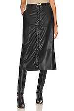 Product image of House of Harlow 1960 x REVOLVE Brighton Faux Leather Midi Skirt. Click to view full details
