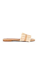 Product image of House of Harlow 1960 x REVOLVE Frayed Raffia Flat Sandal. Click to view full details