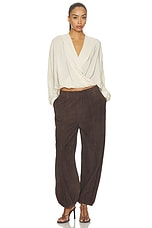 Sisi Silk Hooded Blouse - thumbnail 7