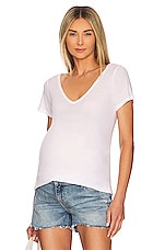 Product image of HATCH The Maternity Fitted V Neck Tee. Click to view full details