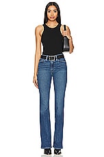 Hudson Women's Barbara High Rise Bootcut Jean - Medium Indigo, Super Stretch Denim - View #7