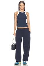 Ribbed Racer Tank Top - thumbnail 7