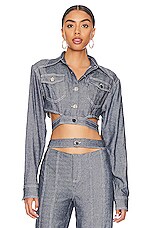 Product image of h:ours Altagracia Crop Jacket. Click to view full details