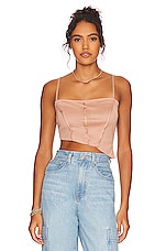 h:ours Talisa Crop Top in Nude | REVOLVE