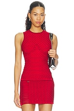 Woven Tight Tank Top - thumbnail 4