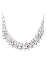 Collier Isabel Marant Vintage - Strass Gris - Thème Bulle - Occasion Authentique