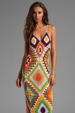 Indah Syra Crochet Maxi Dress in Gold Mix | REVOLVE