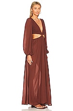 Abito Maxi Lungo Indah Nuovo – Taglia M – Stile Gotico, Vampiro, Nero Con Dettagli Blu – Julie Cutaway