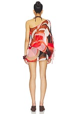 Zara Printed One-shoulder Blouson Mini Dress - thumbnail 6
