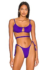 Product image of Indah Remy Cinch Sash Ties Bikini Top. Click to view full details