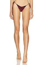 Frutti Skimpy Printed Side Ties Bikini Bottom