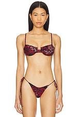 Tutti Printed Underwire Bikini Top