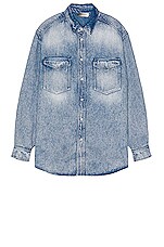 Product image of Isabel Marant Tailly Fluid Denim Shirt. Click to view full details