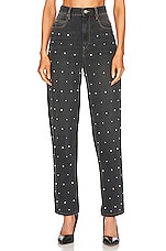 Product image of Isabel Marant Etoile Corsy Straight Studded Jeans. Click to view full details