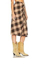 Isabel Marant Etoile Nicole Skirt in KHAKI | REVOLVE
