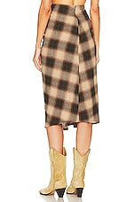 Isabel Marant Etoile Nicole Skirt in KHAKI | REVOLVE