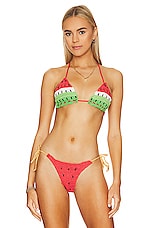 Product image of It's Now Cool The Crochet Tri Bikini Top. Click to view full details