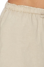 Cotton Linen Stretch Cropped Poplin Pant - thumbnail 9
