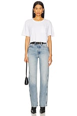 Cropped Relaxed Fit Pocket Tee - thumbnail 7