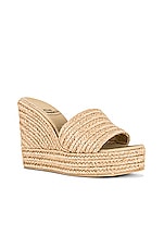 Jeffrey Campbell Sunlit Wedge Sandal in Natural | REVOLVE