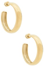 Staple Hoops Large Earrings