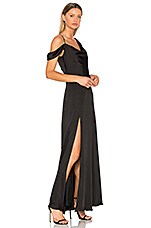 Robe Noire Jill Stuart - Taille 2 - Neuve Sans étiquettes - Tour De Cou En Crêpe - Longue Et Sans Manches